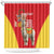 Personalised Peru Independence Day Shower Curtain Peruvian Alpaca Feliz 28 de Julio
