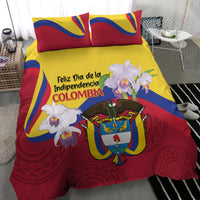 Colombia Independence Day Bedding Set Feliz Dia de la Independencia - Wonder Print Shop