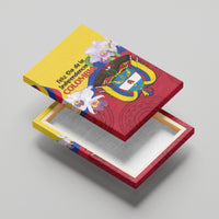 Colombia Independence Day Canvas Wall Art Feliz Dia de la Independencia - Wonder Print Shop