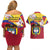 Colombia Independence Day Couples Matching Off Shoulder Short Dress and Hawaiian Shirt Feliz Dia de la Independencia - Wonder Print Shop