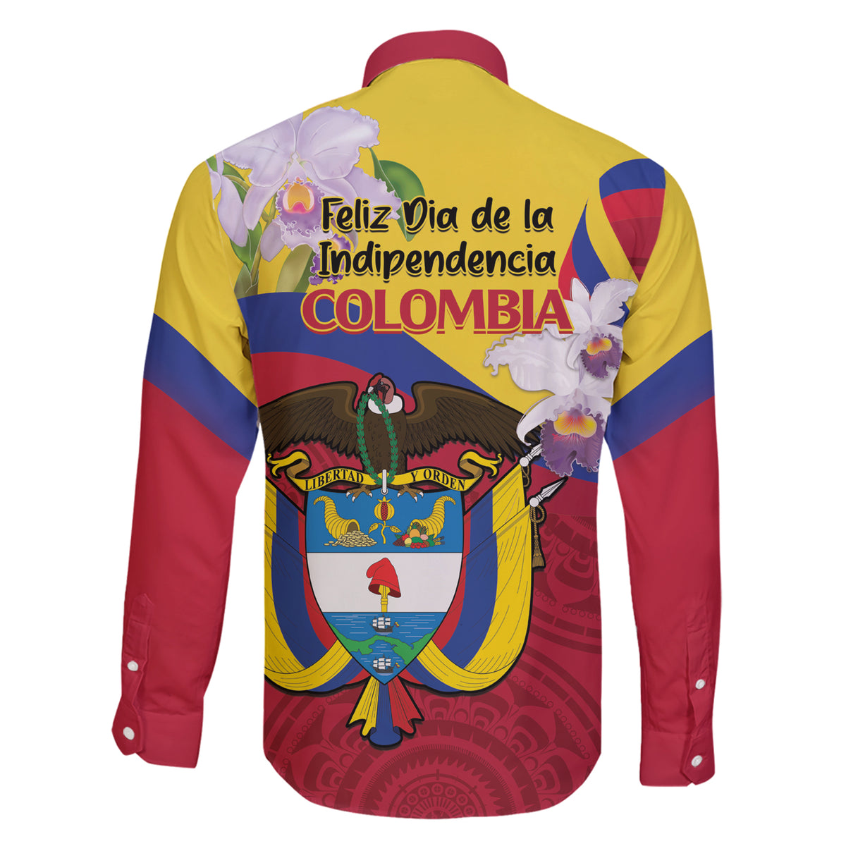 Colombia Independence Day Family Matching Short Sleeve Bodycon Dress and Hawaiian Shirt Feliz Dia de la Independencia - Wonder Print Shop