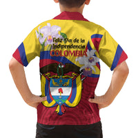 Colombia Independence Day Family Matching Tank Maxi Dress and Hawaiian Shirt Feliz Dia de la Independencia - Wonder Print Shop