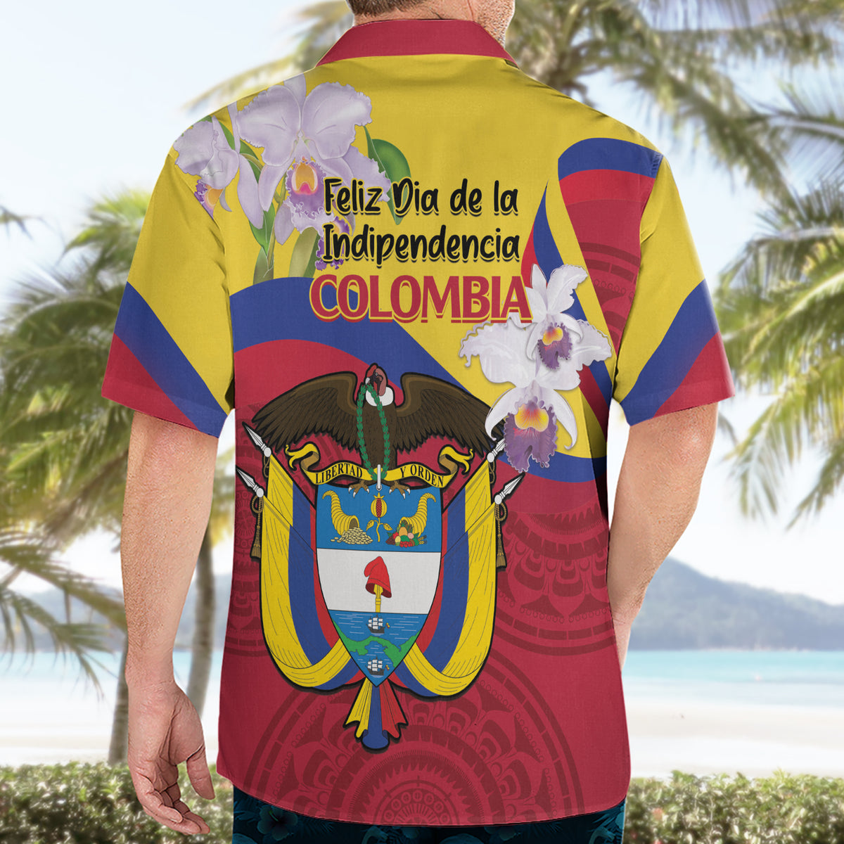 Colombia Independence Day Hawaiian Shirt Feliz Dia de la Independencia - Wonder Print Shop