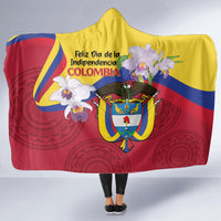 Colombia Independence Day Hooded Blanket Feliz Dia de la Independencia