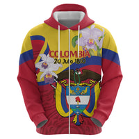Colombia Independence Day Hoodie Feliz Dia de la Independencia - Wonder Print Shop