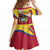 Colombia Independence Day Kid Short Sleeve Dress Feliz Dia de la Independencia - Wonder Print Shop