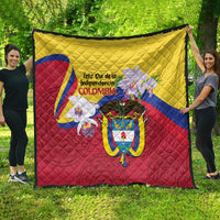 Colombia Independence Day Quilt Feliz Dia de la Independencia - Wonder Print Shop