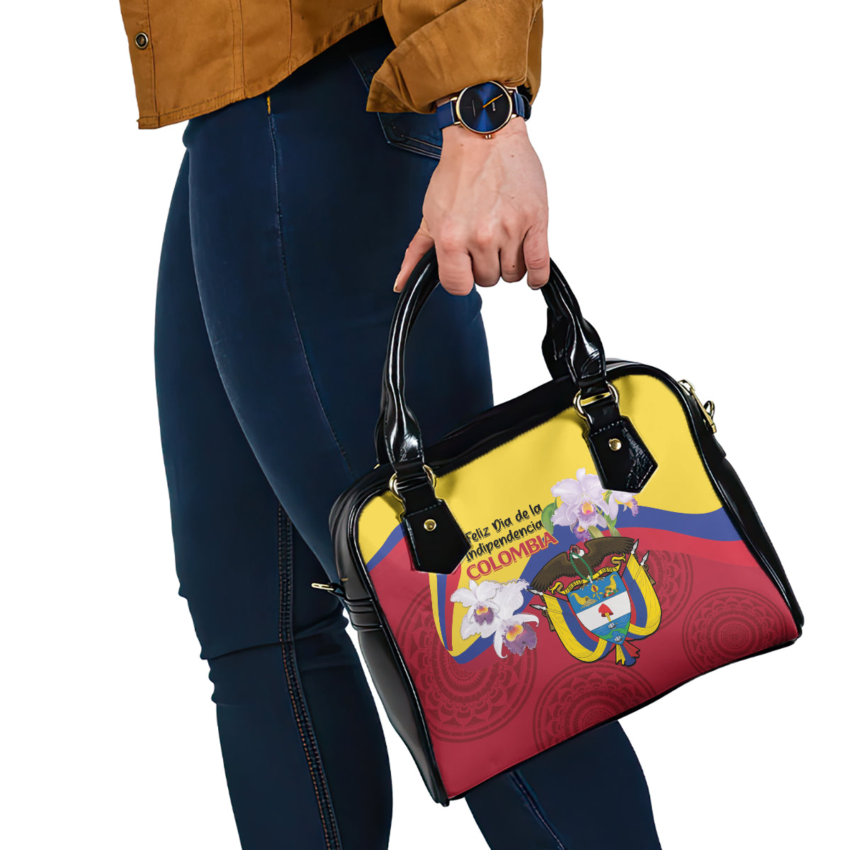 Colombia Independence Day Shoulder Handbag Feliz Dia de la Independencia