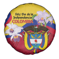 Colombia Independence Day Spare Tire Cover Feliz Dia de la Independencia - Wonder Print Shop