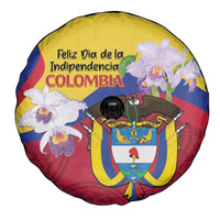 Colombia Independence Day Spare Tire Cover Feliz Dia de la Independencia - Wonder Print Shop