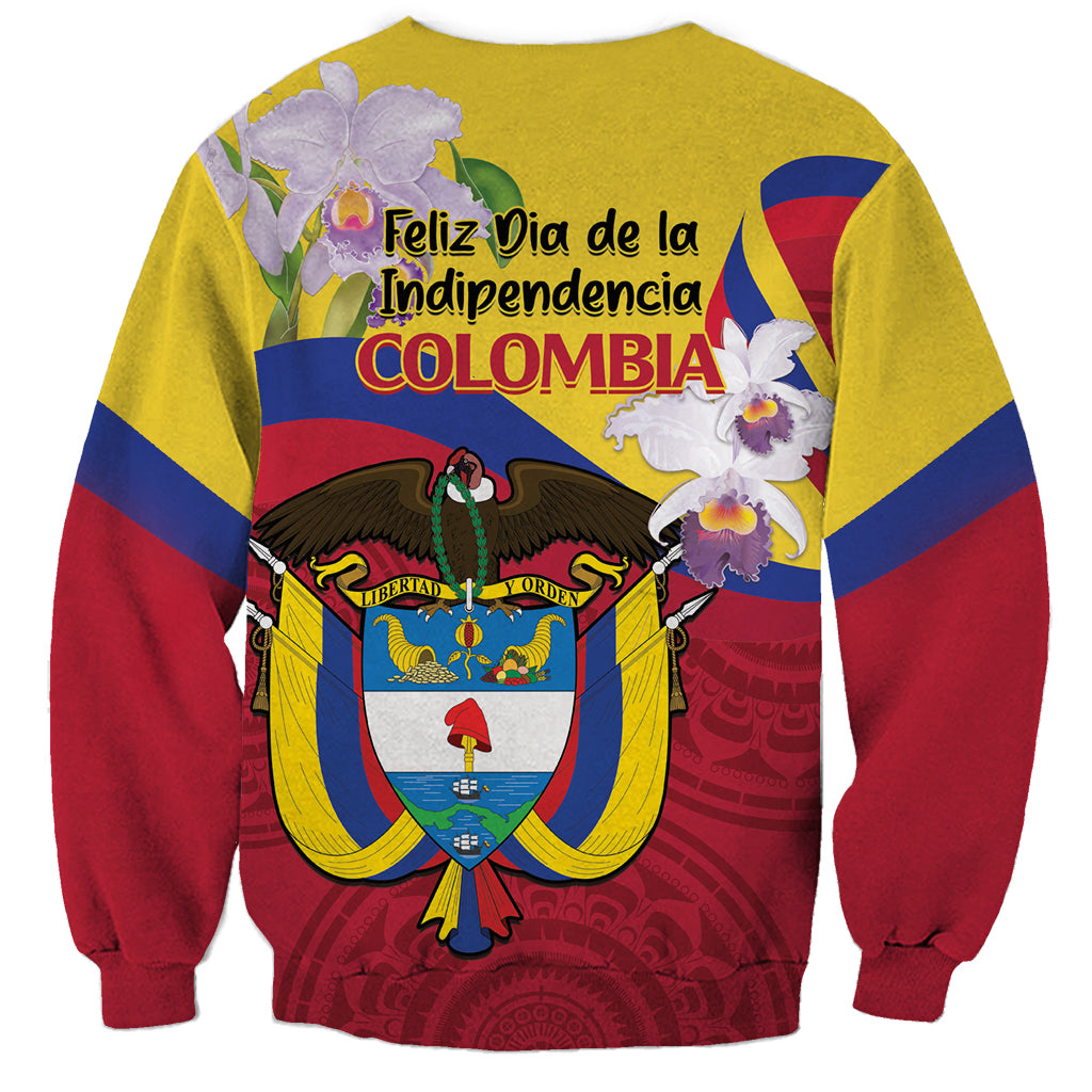 Colombia Independence Day Sweatshirt Feliz Dia de la Independencia - Wonder Print Shop
