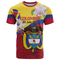 Colombia Independence Day T Shirt Feliz Dia de la Independencia - Wonder Print Shop