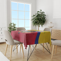 Colombia Independence Day Tablecloth Feliz Dia de la Independencia - Wonder Print Shop