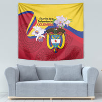 Colombia Independence Day Tapestry Feliz Dia de la Independencia - Wonder Print Shop