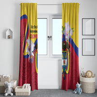 Colombia Independence Day Window Curtain Feliz Dia de la Independencia - Wonder Print Shop