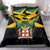 Jamaica Independence Day Bedding Set Jumieka Coat Of Arms Mix Hummingbird - Wonder Print Shop
