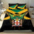 Jamaica Independence Day Bedding Set Jumieka Coat Of Arms Mix Hummingbird - Wonder Print Shop