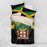Jamaica Independence Day Bedding Set Jumieka Coat Of Arms Mix Hummingbird - Wonder Print Shop