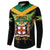 Jamaica Independence Day Button Sweatshirt Jumieka Coat Of Arms Mix Hummingbird - Wonder Print Shop
