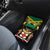 Jamaica Independence Day Car Mats Jumieka Coat Of Arms Mix Hummingbird - Wonder Print Shop