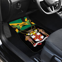 Jamaica Independence Day Car Mats Jumieka Coat Of Arms Mix Hummingbird - Wonder Print Shop