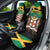 Jamaica Independence Day Car Seat Cover Jumieka Coat Of Arms Mix Hummingbird - Wonder Print Shop