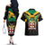 Jamaica Independence Day Couples Matching Off The Shoulder Long Sleeve Dress and Hawaiian Shirt Jumieka Coat Of Arms Mix Hummingbird - Wonder Print Shop