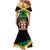 Jamaica Independence Day Family Matching Mermaid Dress and Hawaiian Shirt Jumieka Coat Of Arms Mix Hummingbird - Wonder Print Shop