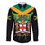 Jamaica Independence Day Family Matching Off Shoulder Short Dress and Hawaiian Shirt Jumieka Coat Of Arms Mix Hummingbird - Wonder Print Shop