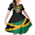 Jamaica Independence Day Family Matching Short Sleeve Bodycon Dress and Hawaiian Shirt Jumieka Coat Of Arms Mix Hummingbird - Wonder Print Shop