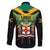 Jamaica Independence Day Family Matching Short Sleeve Bodycon Dress and Hawaiian Shirt Jumieka Coat Of Arms Mix Hummingbird - Wonder Print Shop