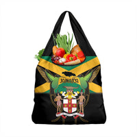 Jamaica Independence Day Grocery Bag Jumieka Coat Of Arms Mix Hummingbird