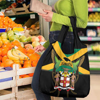 Jamaica Independence Day Grocery Bag Jumieka Coat Of Arms Mix Hummingbird