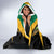 Jamaica Independence Day Hooded Blanket Jumieka Coat Of Arms Mix Hummingbird