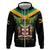Jamaica Independence Day Hoodie Jumieka Coat Of Arms Mix Hummingbird - Wonder Print Shop