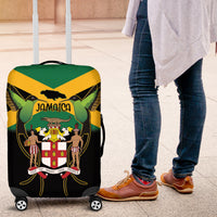 Jamaica Independence Day Luggage Cover Jumieka Coat Of Arms Mix Hummingbird - Wonder Print Shop