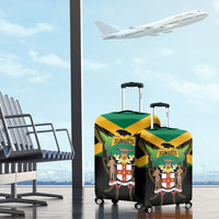 Jamaica Independence Day Luggage Cover Jumieka Coat Of Arms Mix Hummingbird - Wonder Print Shop