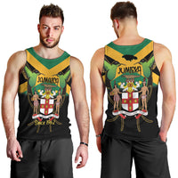 Jamaica Independence Day Men Tank Top Jumieka Coat Of Arms Mix Hummingbird - Wonder Print Shop
