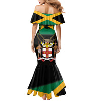 Jamaica Independence Day Mermaid Dress Jumieka Coat Of Arms Mix Hummingbird - Wonder Print Shop