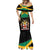Jamaica Independence Day Mermaid Dress Jumieka Coat Of Arms Mix Hummingbird - Wonder Print Shop