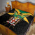 Jamaica Independence Day Quilt Jumieka Coat Of Arms Mix Hummingbird - Wonder Print Shop