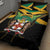 Jamaica Independence Day Quilt Bed Set Jumieka Coat Of Arms Mix Hummingbird - Wonder Print Shop