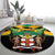 Jamaica Independence Day Round Carpet Jumieka Coat Of Arms Mix Hummingbird