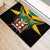 Jamaica Independence Day Rubber Doormat Jumieka Coat Of Arms Mix Hummingbird - Wonder Print Shop