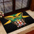 Jamaica Independence Day Rubber Doormat Jumieka Coat Of Arms Mix Hummingbird - Wonder Print Shop