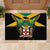 Jamaica Independence Day Rubber Doormat Jumieka Coat Of Arms Mix Hummingbird - Wonder Print Shop