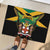 Jamaica Independence Day Rubber Doormat Jumieka Coat Of Arms Mix Hummingbird - Wonder Print Shop