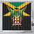 Jamaica Independence Day Shower Curtain Jumieka Coat Of Arms Mix Hummingbird