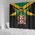 Jamaica Independence Day Shower Curtain Jumieka Coat Of Arms Mix Hummingbird