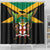Jamaica Independence Day Shower Curtain Jumieka Coat Of Arms Mix Hummingbird